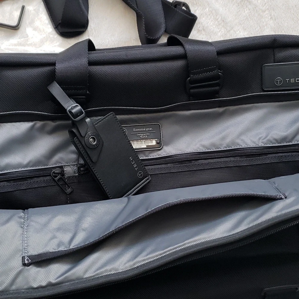 Tumi Tech Garment Bag Tri-Fold Carry-On Bag black